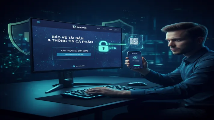 Hướng Dẫn Kích Hoạt Bảo Mật 2 Lớp (2FA) Tại Sanvip An Toàn Tuyệt Đối