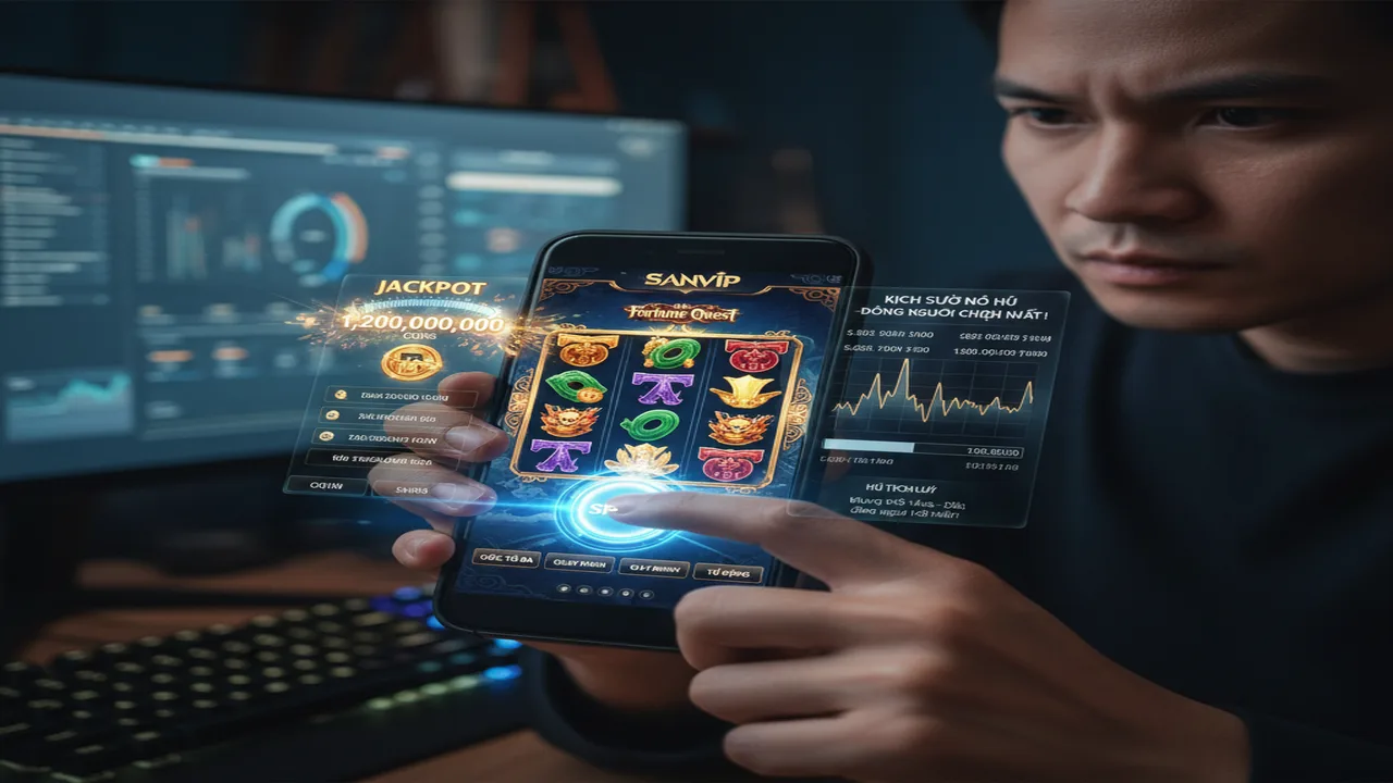 Hướng dẫn cách tính nhịp quay hũ bắt Jackpot Sanvip