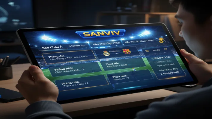 Hướng Dẫn Cách Tính Tiền Trong Cá Độ Bóng Đá Sanvip Siêu Chuẩn