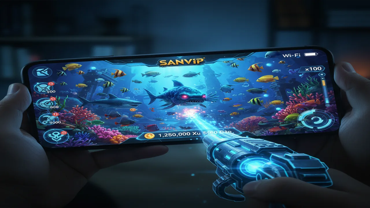 Kinh nghiệm chơi Bắn cá trên mobile mượt mà Sanvip