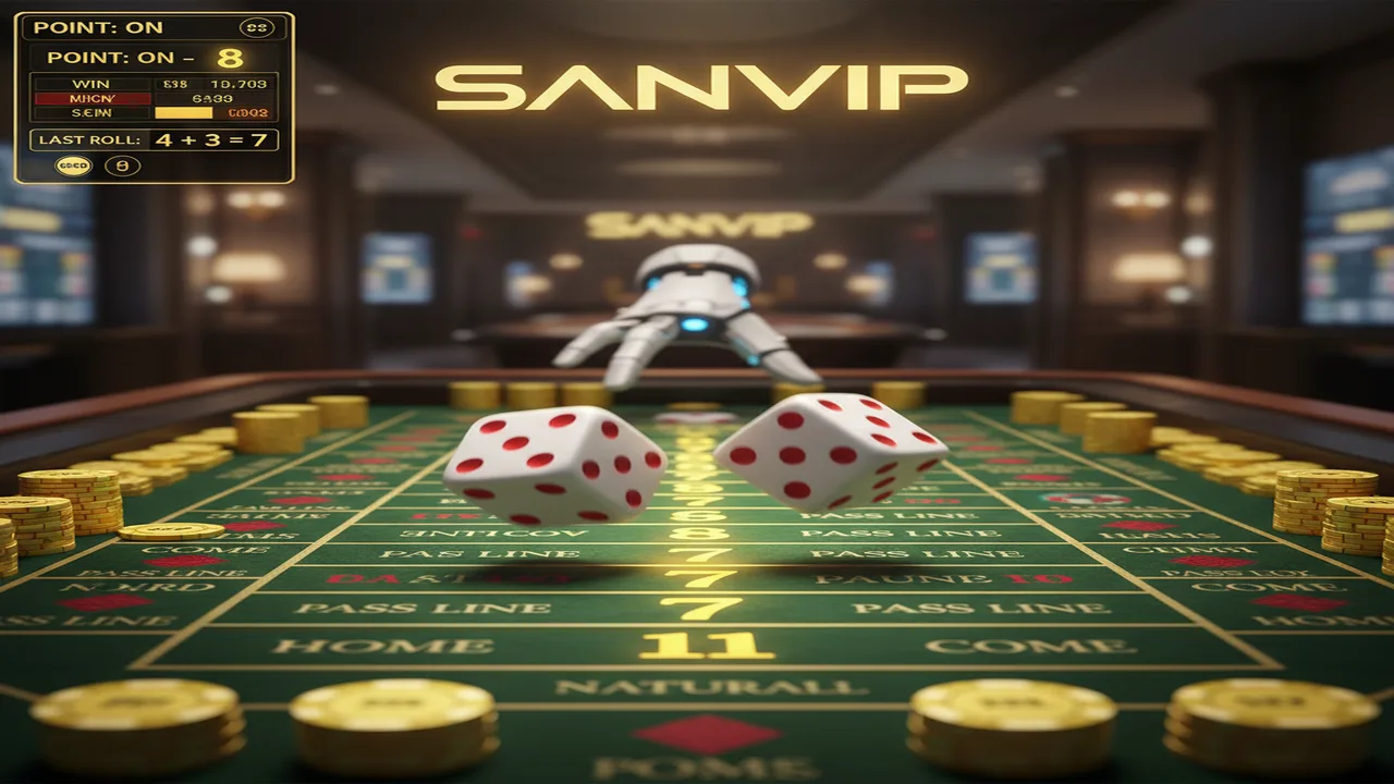 Hướng dẫn chơi Craps (Đổ xúc xắc) tại Casino Sanvip