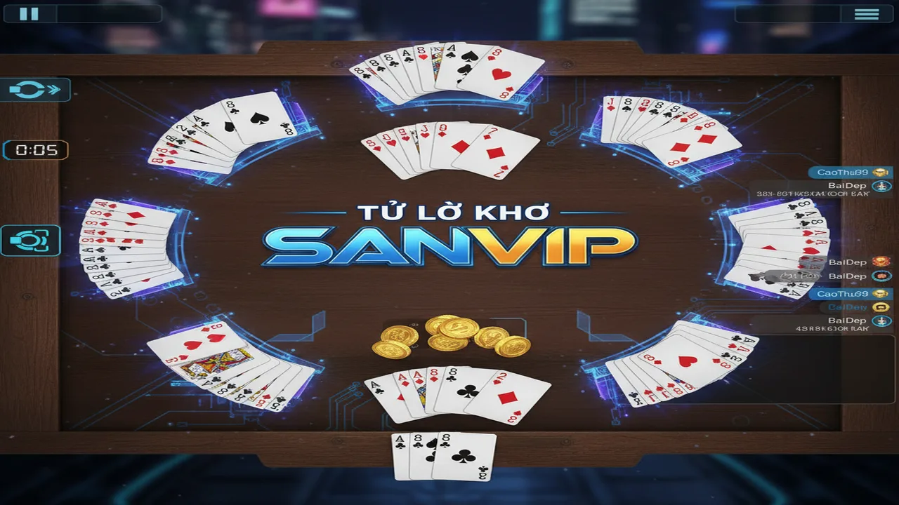 Hướng dẫn chơi bài Tú Lơ Khơ cực chi tiết Sanvip