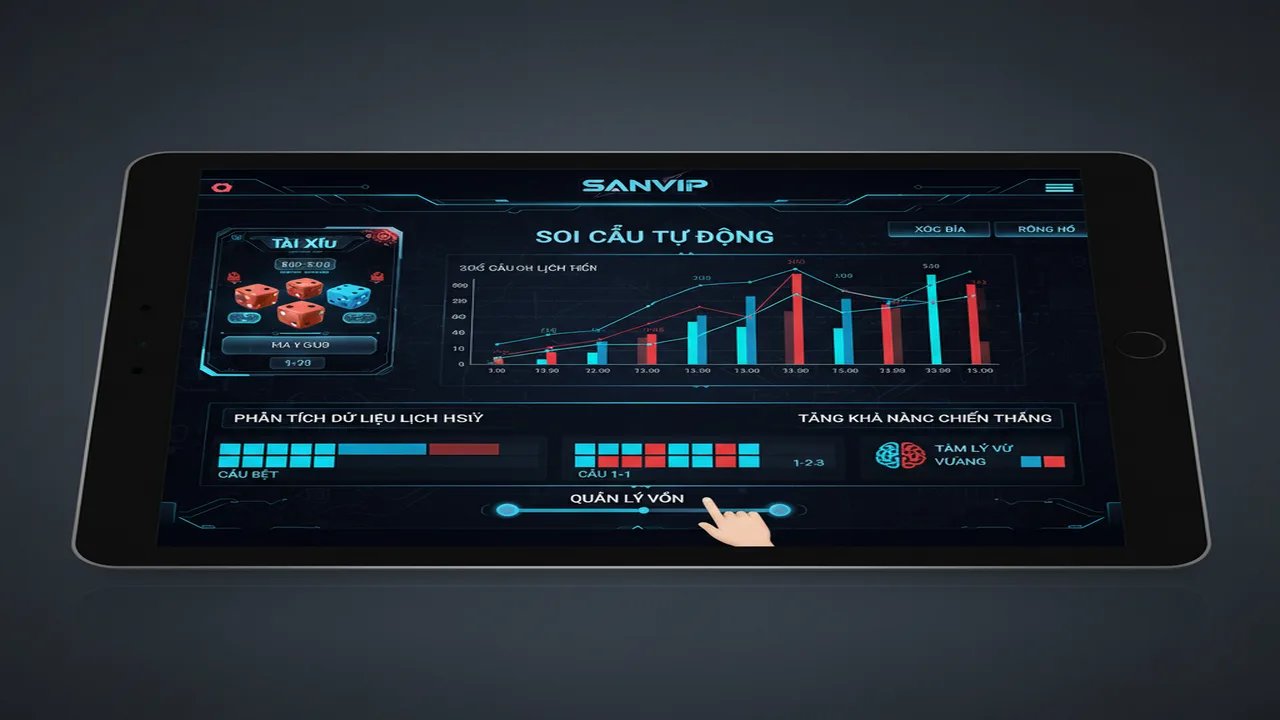 Cách dùng công cụ soi cầu tự động Sanvip