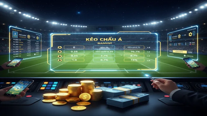 Hướng Dẫn Đọc Kèo Châu Á Tại Sanvip: Chinh Phục Mọi Tỷ Lệ Cược