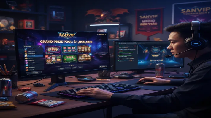 Hướng Dẫn Tham Gia Giải Đấu Tournament Sanvip: Săn Thưởng Tiền Thật