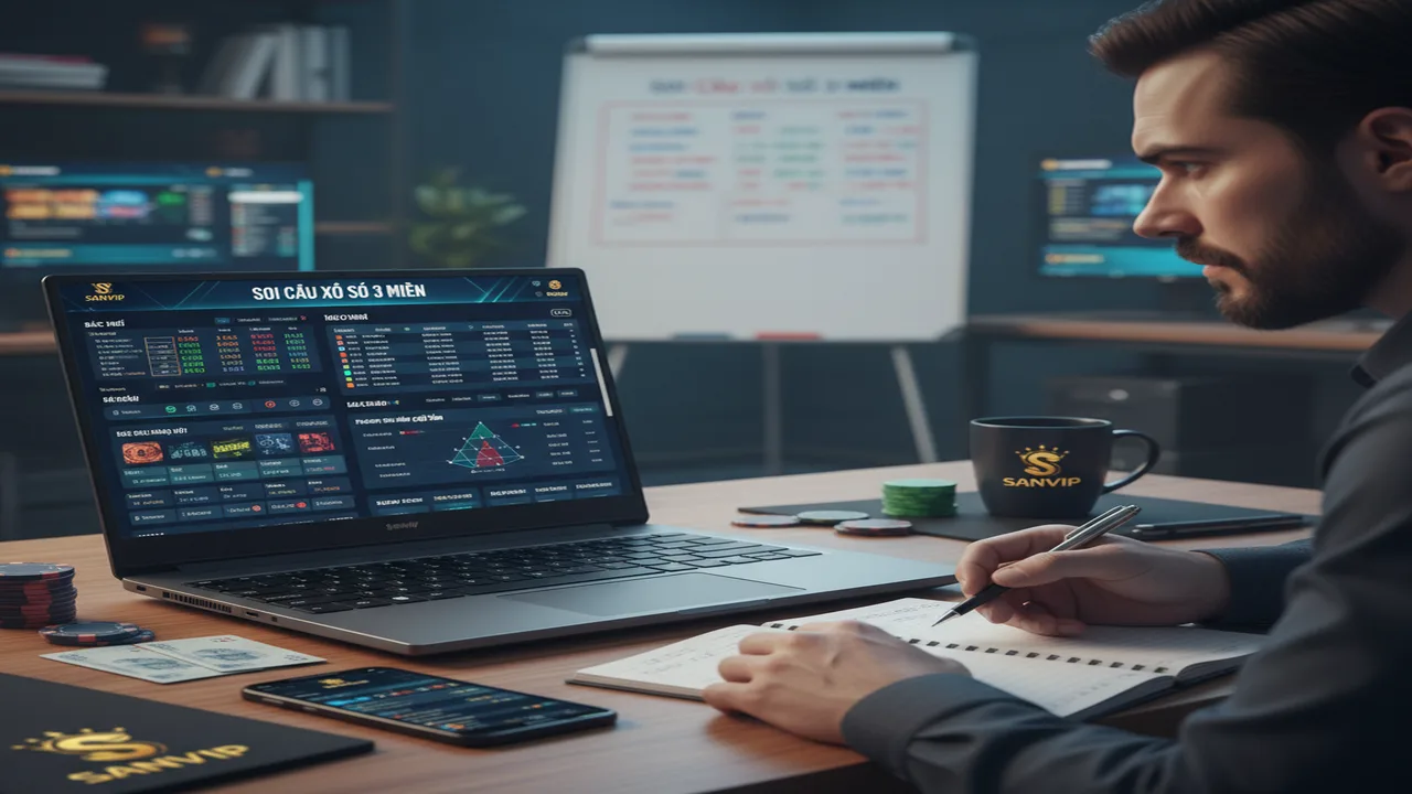 Cách soi cầu miền Bắc, Trung, Nam cực chuẩn Sanvip