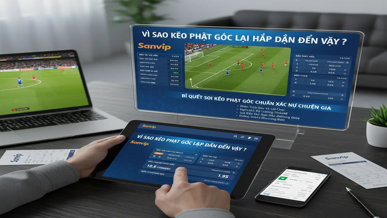 Cách soi kèo phạt góc (Corner) hiệu quả nhất Sanvip