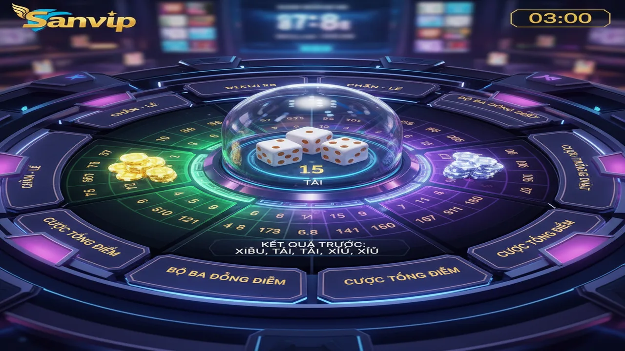 Hướng dẫn chi tiết về cách chơi Tài Xỉu Sanvip