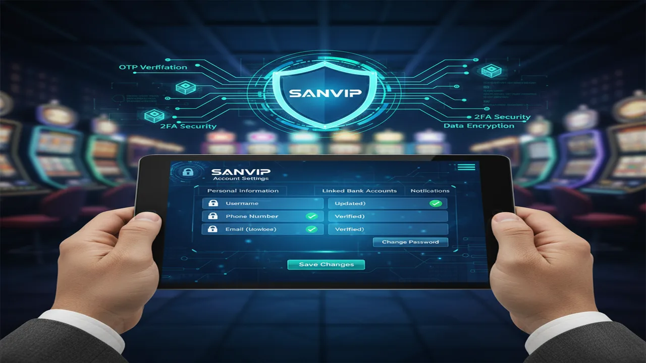 Cách thay đổi thông tin cá nhân và tài khoản Sanvip