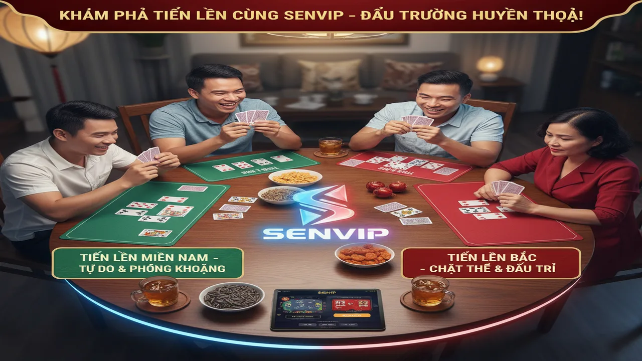 Cách chơi bài Tiến lên miền Bắc vs miền Nam Sanvip