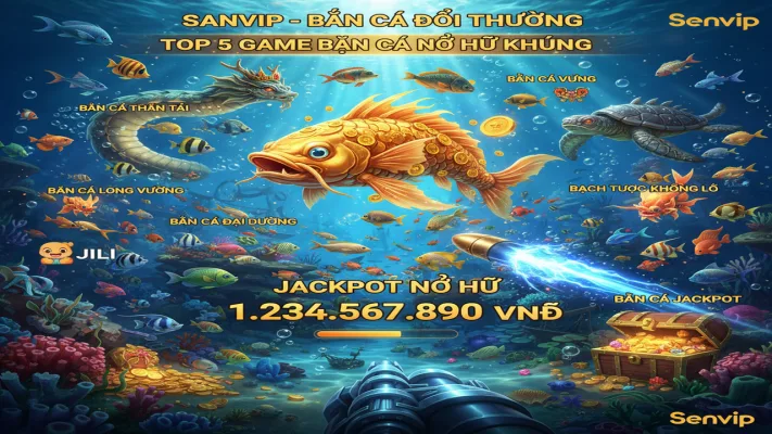 Top 5 Game Bắn Cá Đồ Họa Đẹp, Dễ Nổ Hũ Nhất Tại Sanvip