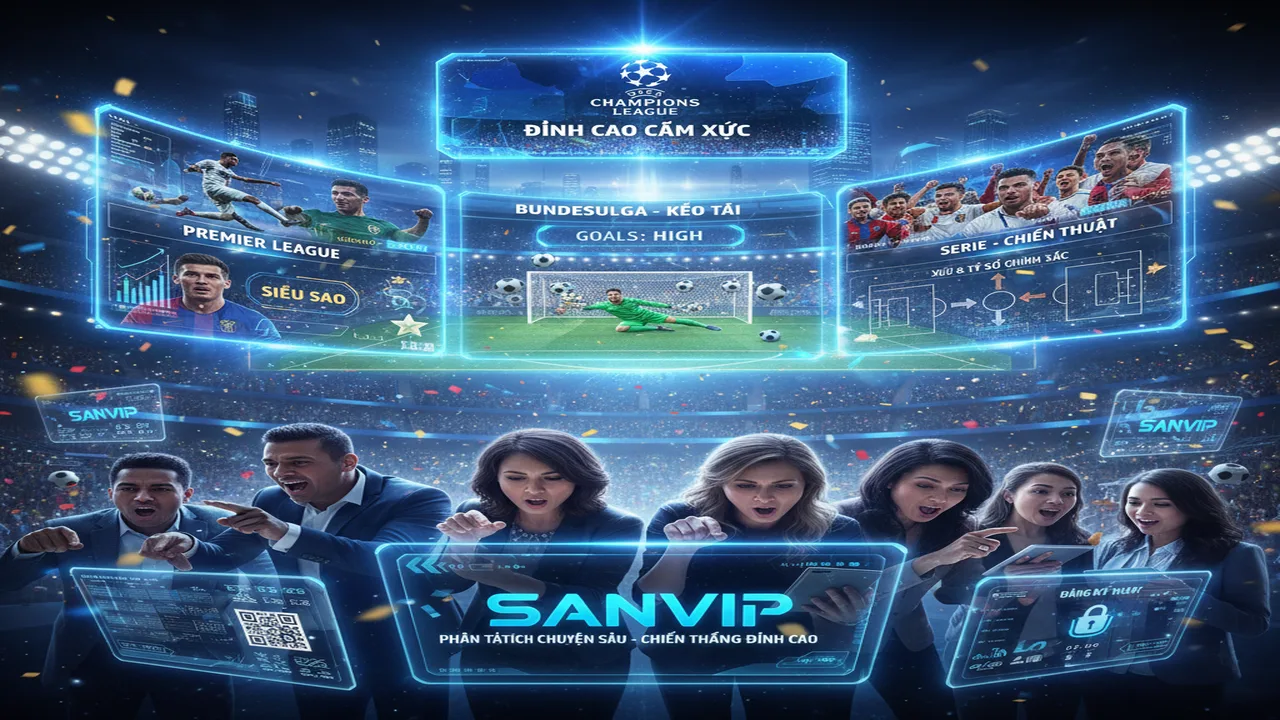 Top 5 giải đấu bóng đá hấp dẫn nhất để đặt cược Sanvip