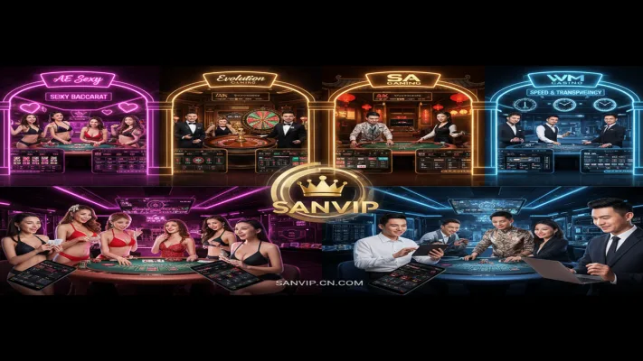 Top Sảnh Casino Live Uy Tín Hàng Đầu Tại Sanvip