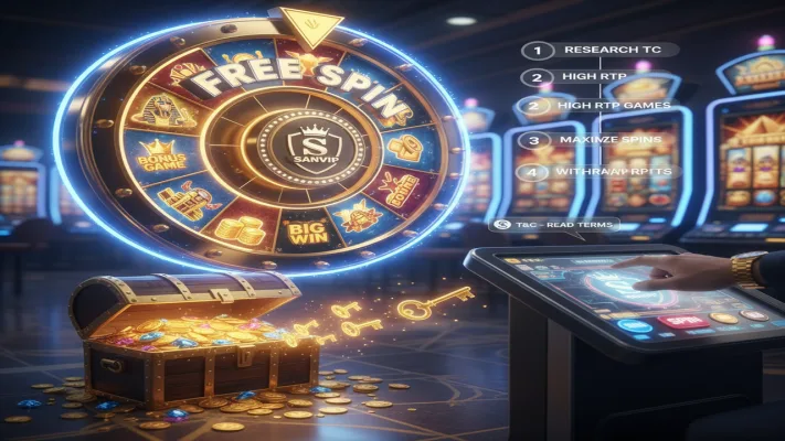 Cách Tận Dụng Vòng Quay Miễn Phí Thắng Lớn Sanvip