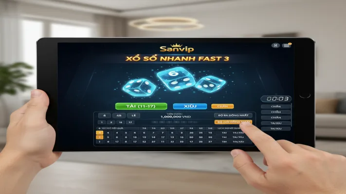 Hướng Dẫn Chơi Xổ Số Fast 3 Sanvip Chi Tiết Từ A-Z Cho Người Mới
